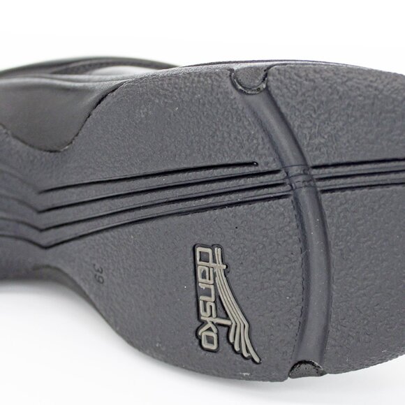 Dansko Women's Kelsey Black Leather Pro Anti-Slip Clog: Size: EU 39 / US 8.5-9 - Picture 5 of 6